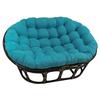 Maykoosh Double Papasan Chair - Rattan Lounge Chair with Cushion - Comfy Living Room Seating view 1