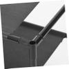 MOLUCKFU Shoe Storage Rack Layers Home Shoes Holder Space-Saving Easy to Clean Black view 4