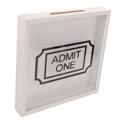 CORHAD Tickets Storage Container Wooden Box Retro Recipe Holder Storage Box for Concert Tickets Travel Memories Keepsakes Compact Wooden Design