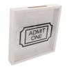 CORHAD Tickets Storage Container Wooden Box Retro Recipe Holder Storage Box for Concert Tickets Travel Memories Keepsakes Compact Wooden Design view 1