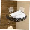 VINTORKY 2pcs Adhesive Shower Organizer Corner Storage Rack for Bathroom Wall-Mounted Shelf Punch Design Multi-Functional Shelf for Toiletries and Accessories view 2