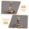 balacoo Brass Ornament Guanyin Statue Delicate Vintage Table Decor for Home Office view 2