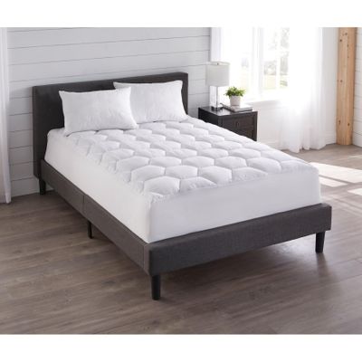 BrylaneHome Coolmax Mattress Pad - Full, White