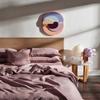 Bed Threads - Linen Duvet Cover - 100% French Flax Linen - 170 GSM - Luxury Duvet Cover - Eco-Friendly - Breathable, Durable & Soft - With Button Closures - Machine Washable - King/Cali King -Lavender view 1