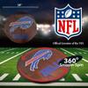 18 Wooden Lazy Susan - Buffalo Bills Logo by Fan Creations - Decorative Turntable Rack for Kitchen, Storage, Dining Buffet Tables - Tabletop Accessory for NFL Game Day, Parties, Man Cave view 2