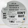 Inspirational Mirror Decals - Set of 9 Black Vinyl Affirmation Quotes Motivational Phrases Peel and Stick Positive Affirmation Stickers for Kids Teens Bedroom Living Room Office Bathroom Wall Decor view 2