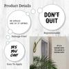 Inspirational Mirror Decals - Set of 9 Black Vinyl Affirmation Quotes Motivational Phrases Peel and Stick Positive Affirmation Stickers for Kids Teens Bedroom Living Room Office Bathroom Wall Decor view 3