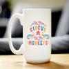 Bevvee Not My Circus Not My Monkeys Coffee Mug - Fun Retirement Gift For Coworkers - Large 15oz White Ceramic Mug view 2