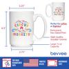 Bevvee Not My Circus Not My Monkeys Coffee Mug - Fun Retirement Gift For Coworkers - Large 15oz White Ceramic Mug view 4