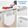 PRETYZOOM Kitchen Trash Bin Hanging Waste Basket Foldable Compost Bin Space-Saving Design view 3