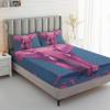 Elephant Sheets California King Size, Animal Bed Sheets, Patterned Bedding Sheets & Pillowcases 4 Piece Set - Soft Microfiber Deep Pocket Fitted Sheet & Flat Sheet & 2 Pillow Cases A&-i57 view 2