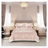 QuKan Bed, 1500TC Cotton Stain Bedding Sets 106''x90''and 90'x90''US King Bed Duvet Cover Bedsheet Pillowcase Fasion Gray Bed Set, MM-102 view 1