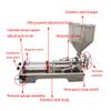 BREVELTION 50-500m Liquid Paste Filling Machine Stainless Steel Filling Machine for Cosmetic Oil Lip Gloss Honey Cream Shampoo Filling Double Nozzles 110V view 2