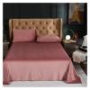 Bed, 4pcs Knitted Velvet Bedding Set Duvet Cover with Comforter Sheet Pillowcase King Queen Size Solid Color Bed Linen view 4