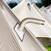 1/3 Wood Stove Pipe - Stove Chimney Pipe, Flue Exhaust Stove Pipe | Stainless Steel Wood Stove Chimney Pipe, Vent Hose for Pellet Stove, Elbow Stove Pipe for Pellet Stove Fresh Air Intake view 3