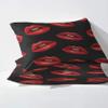 Red Lips California King Size Kiss Sexy Bed Sheets - Patterned Bedding Set, Soft Microfiber Deep Pocket Fitted & Flat Sheets & 2 Pillow Cases view 2