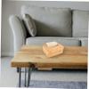 RORPOIR 1pc Wooden Tissue Box Holder Compact Napkin Organizer for Home Office Stylish Khaki Design for Bathroom Kitchen Living Room Restaurant Decor view 3