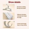 Cloth Hangers 20 Pack Plastic, Anti-Slip Space Saving Hangers as Closet Storage and Organizer, Wide Hangers for Coat/Suit/Shirts/Pants/Dresses (Color : A) view 2