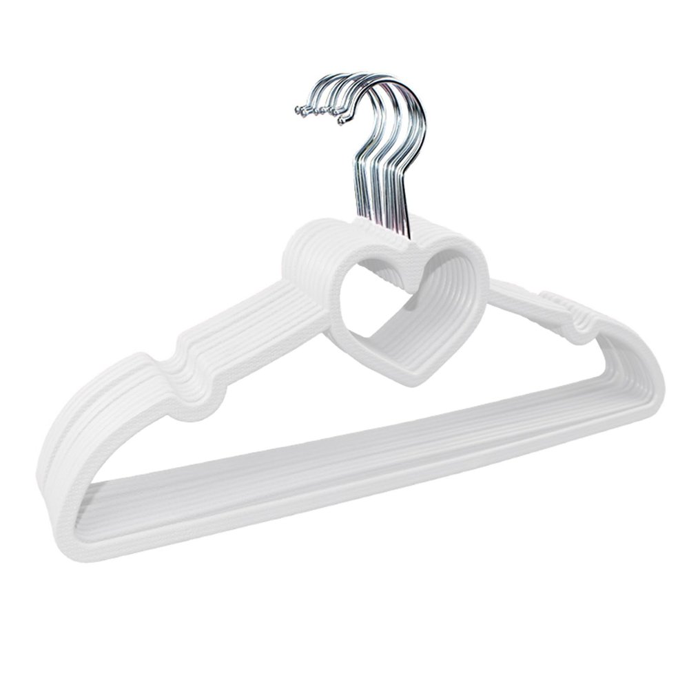 Plastic Hangers 20 Pack with 360 Swivel Hook Non-Slip Lightweight Hangers Space Saving Hangers for Dresses, Coats and Jackets (Color : C)