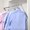 Closet Rods for Hanging Clothes, Clothing Store Heavy Duty Pull Down Closet Rod, Extendable Wardrobe Lift Pull Down Closet Rod, Aluminium Retractable Cabinet Rail Lifter Clothes Hanger Liftable Clothi view 3