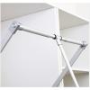 Closet Rods for Hanging Clothes, Clothing Store Heavy Duty Pull Down Closet Rod, Extendable Wardrobe Lift Pull Down Closet Rod, Aluminium Retractable Cabinet Rail Lifter Clothes Hanger Liftable Clothi view 4