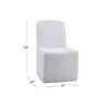 Bassett Mirror Company Meyer Dining Chair in Gray Oyster Fabric on Casters view 3