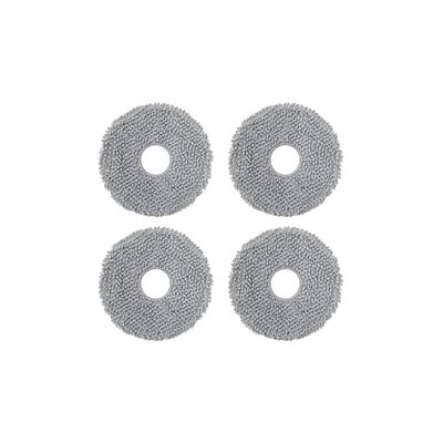 (4pcs) Mop Cloth Compatible For Q Revo Maxv / P10 / Q Revo P10pro Q revo plus/Q revo pro/Q revo s/Qrevo Edge/Qrevo Edge 5V1/ Qrevo 5AE /QV 35A/QV 35S robot vacuum cleaner Accessories