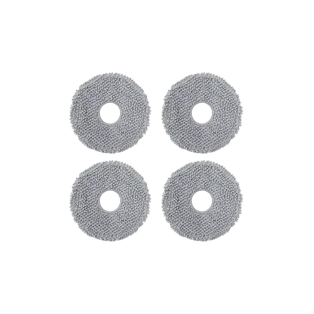 (4pcs) Mop Cloth Compatible For Q Revo Maxv / P10 / Q Revo P10pro Q revo plus/Q revo pro/Q revo s/Qrevo Edge/Qrevo Edge 5V1/ Qrevo 5AE /QV 35A/QV 35S robot vacuum cleaner Accessories