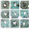 Uttermost Bahati - Wall Decor (Set of 9)-16 Inches Tall and 16 Inches Wide view 1