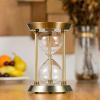 TimerSand Timer Metal Hourglass Empty Hourglass Homemade Hourglass Empty Bottle Timer Creative Study Living Room Office Desktop Decoration Self-installed Hourglass Timer That Can Be Filled With Sand view 1