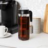 Maison Sucasa Cold Brew Coffee Maker, Heat-Resistant Handle, 1.625 Liter, Borosilicate Glass, Clear view 2