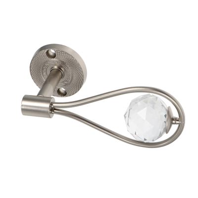 Cabilock Crystal Curtain Tieback Hooks Zinc Alloy Wall Hooks Drapery for Windows Wall Mount