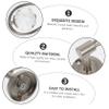 Cabilock Crystal Curtain Tieback Hooks Zinc Alloy Wall Hooks Drapery for Windows Wall Mount view 2