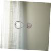Cabilock Crystal Curtain Tieback Hooks Zinc Alloy Wall Hooks Drapery for Windows Wall Mount view 3