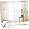 Cabilock Crystal Curtain Tieback Hooks Zinc Alloy Wall Hooks Drapery for Windows Wall Mount view 4