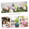 Easter Wood Bead Tassel String Decor, Bunny Wall Hanging Ornament for Home view 2