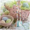 Easter Wood Bead Tassel String Decor, Bunny Wall Hanging Ornament for Home view 4