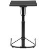 BTEXPERT Folding TV Tray Table Tray Foldable 3 Adjustable Height & Tilt Angles for Dinner Eating Reading Laptop view 4
