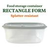 GODAGE 10-Piece Rectangle Food Storage Containers with Vented Lids, Airtight and BPA Free, Stackable, Microwave, Freezer, and Dishwasher Safe (GRAY) view 3
