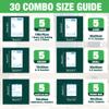 HIBAG Vacuum Storage Bags with Electric Pump, 30 Pack Vacuum Seal Space Saver Bag for Clothes, Clothing, Pillows, Blanket Bedding Comforters view 4