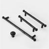 GGKLVWMA Modern Light Luxury Black Gold Kitchen Cabinet Handles Zinc Alloy Wardrobe Dresser Drawer Knobs Furniture Door Hardware 1Pcs (Color : Bright Gold Kmob) view 3