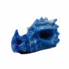 AtkitS Crystal Natural Crystal Male Dragon Skulls Head Sculpture Blue Aventurine Reiki Ornaments for Collection Home Decor Gifts view 1