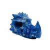 AtkitS Crystal Natural Crystal Male Dragon Skulls Head Sculpture Blue Aventurine Reiki Ornaments for Collection Home Decor Gifts view 3