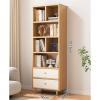 HEXEH Shelf Bookcase Bookshelf Living Room Floor-to-Ceiling Wall-Mounted Corner Storage Rack Home Narrow Vertical Cabinet Display Bookcase Bookcase Storage Shelves, ZHONGXIAOFEI2023 view 3