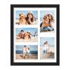 Vittanly 11x14 Collage Picture Frame, Displays 5Pcs 4x6 Pictures with Mat or 1Pcs 11x14 without Mat for Wall Mounting, Picture Frames Collage Wall Decor in Black, 1 Pack view 1