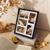 Vittanly 11x14 Collage Picture Frame, Displays 5Pcs 4x6 Pictures with Mat or 1Pcs 11x14 without Mat for Wall Mounting, Picture Frames Collage Wall Decor in Black, 1 Pack view 2