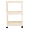 MAGICLULU Rolling Storage Cart Organizer Wheels Multi-Layer Book Holder for Kitchen Bathroom Space-Saving Storage Rack for Snacks Files Essentials view 1