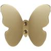 GGKLVWMA Solid Brass Butterfly Bathroom Hooks for Towels Wall Mounted Racks Hangers Gold Hooks for Hanging Clothes Bags Hallway Hook 1Pcs (Color : Gold) view 2