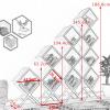 HEXEH Shelf Bookcase Fashionable Creative Combination Bookcase Iron Bookshelf Storage red Wine Floor-Standing Storage Rack Modern Bookcase Storage Shelves (Size : S) view 3