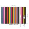 YYHWHJDE Colorful Stripes Printing Placemats for Dining Table Set of 6 - Thick, Wear-Resistant, and Heat-Resistant 12x18in view 3